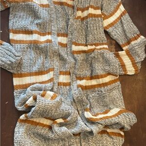 Striped Knit Cardigan